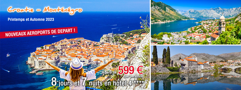 Voyage de 8 jours en Croatie